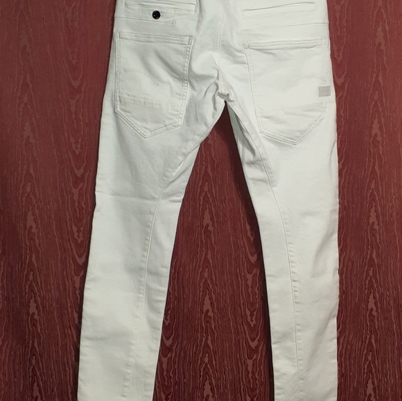 NWT G STARR RAW D-STAQ 3D SLIM WHITE WOMEN'S JEANS SIZE 28/30 SUPER STRETCH - Picture 3 of 16